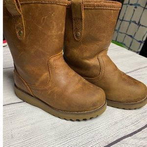 UGG leather boots size 10 toddler